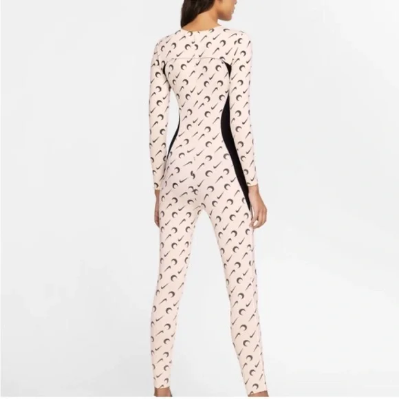 Nike x Marine Serre Moon and Swoosh Print Reflective Jumpsuit Large